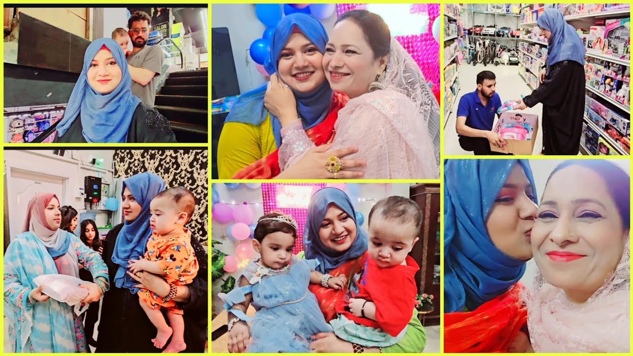 Princes ka 1st Birthday Celebration 🎂 Gift Lekar Gayee. Amber Naz Official ♥️