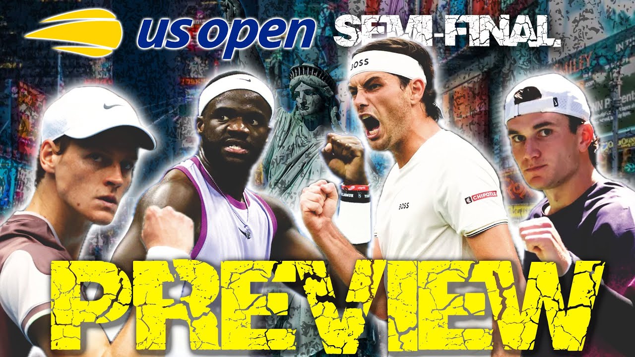 Sinner Vs Draper | Tiafoe Vs Fritz | US Open 2024 Semifinals Preview and Predictions
