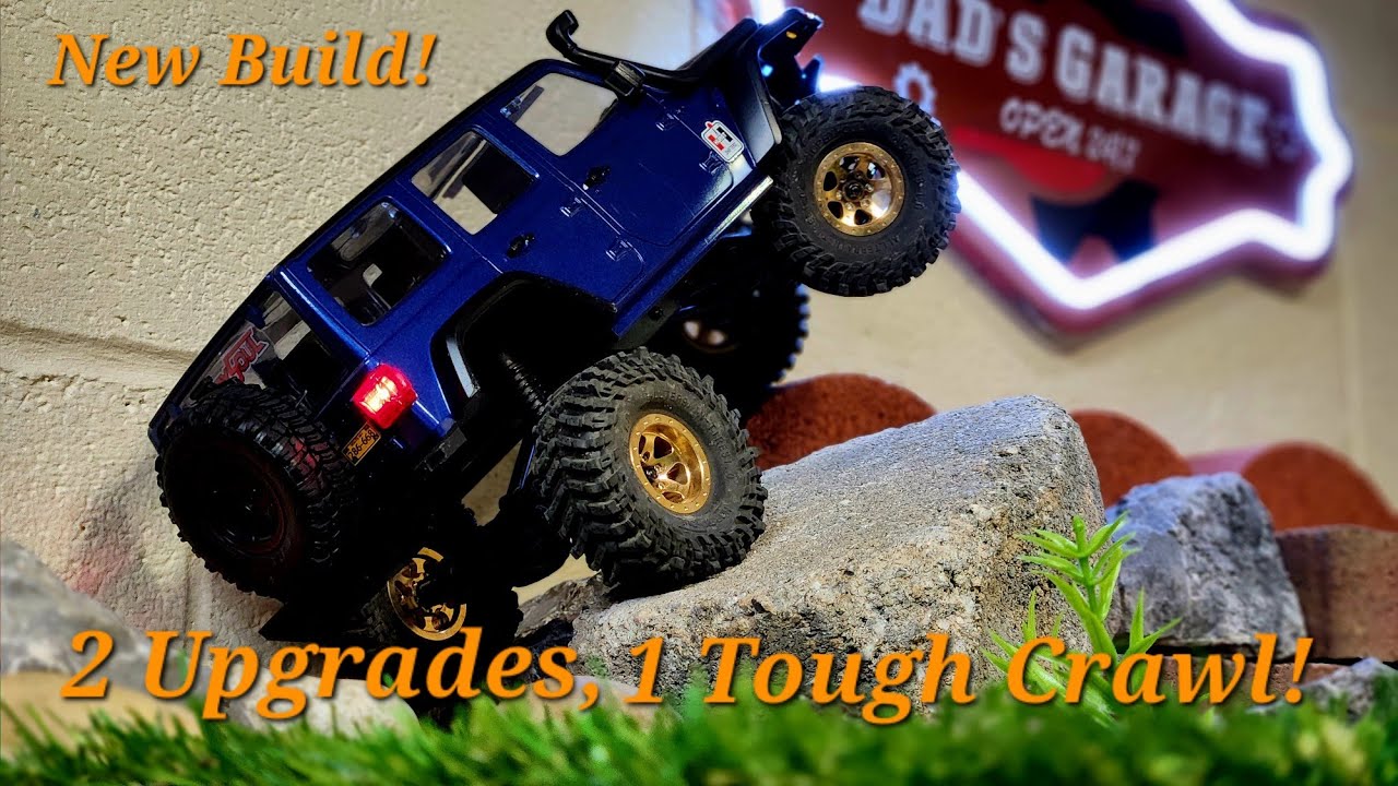 Upgraded Eazyrc Thunderstorm 1:18 Scale RC Crawler Review + First Run
