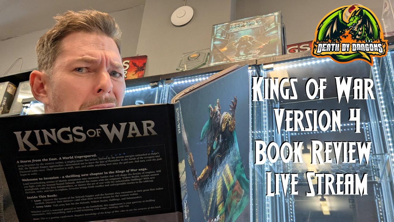 Kings of War Version 4 Book Review livestream