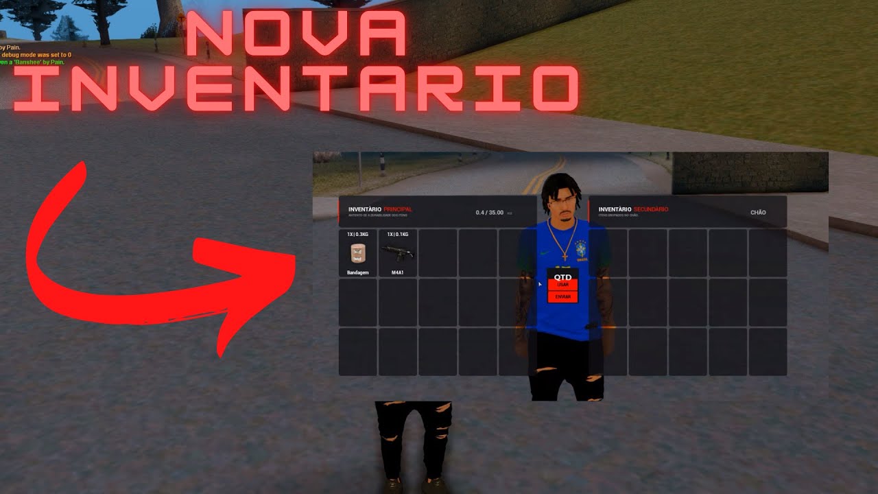 MTA:SA | NOVO INVENTARIO FREE!!!