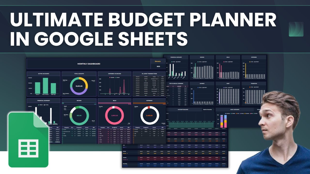 Ultimate Budget Planner in Google Sheets &ndash; Take Control of Your Finances Like a Pro!