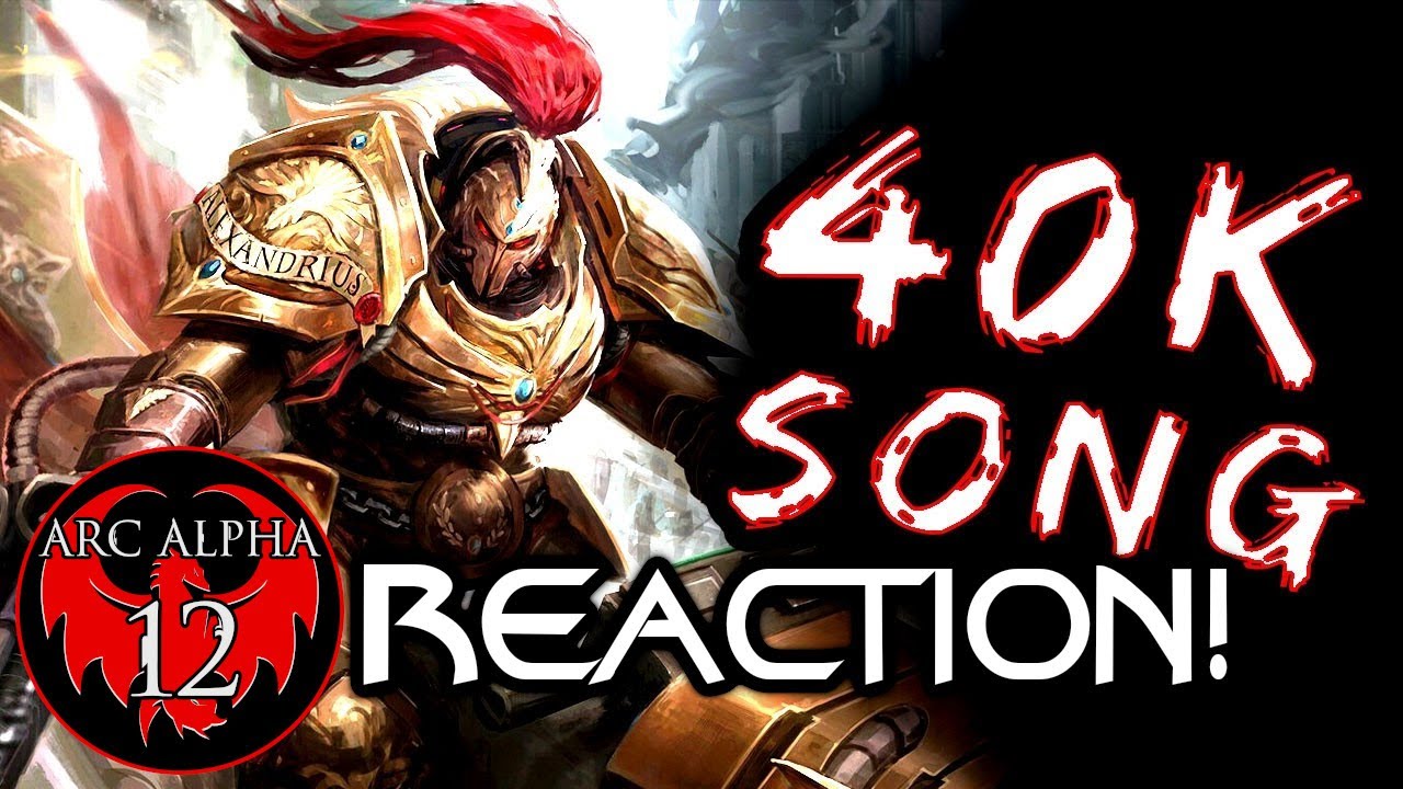 РЕАКЦИЯ: МЕТАЛЛИЧЕСКАЯ ПЕСНЯ ПО WARHAMMER 40K || 