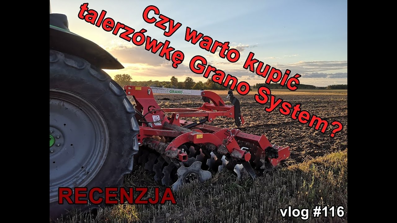 Czy warto kupić agregat talerzowy Grano System Shark 3.0 ?  Recenzja po roku użytkowania vlog #116