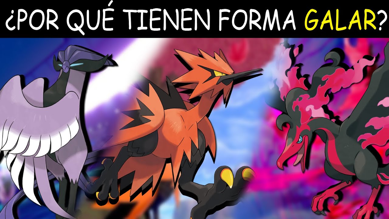 EXPLICANDO FORMAS GALAR: AVES LEGENDARIAS / DLC Pokémon Espada y Escudo