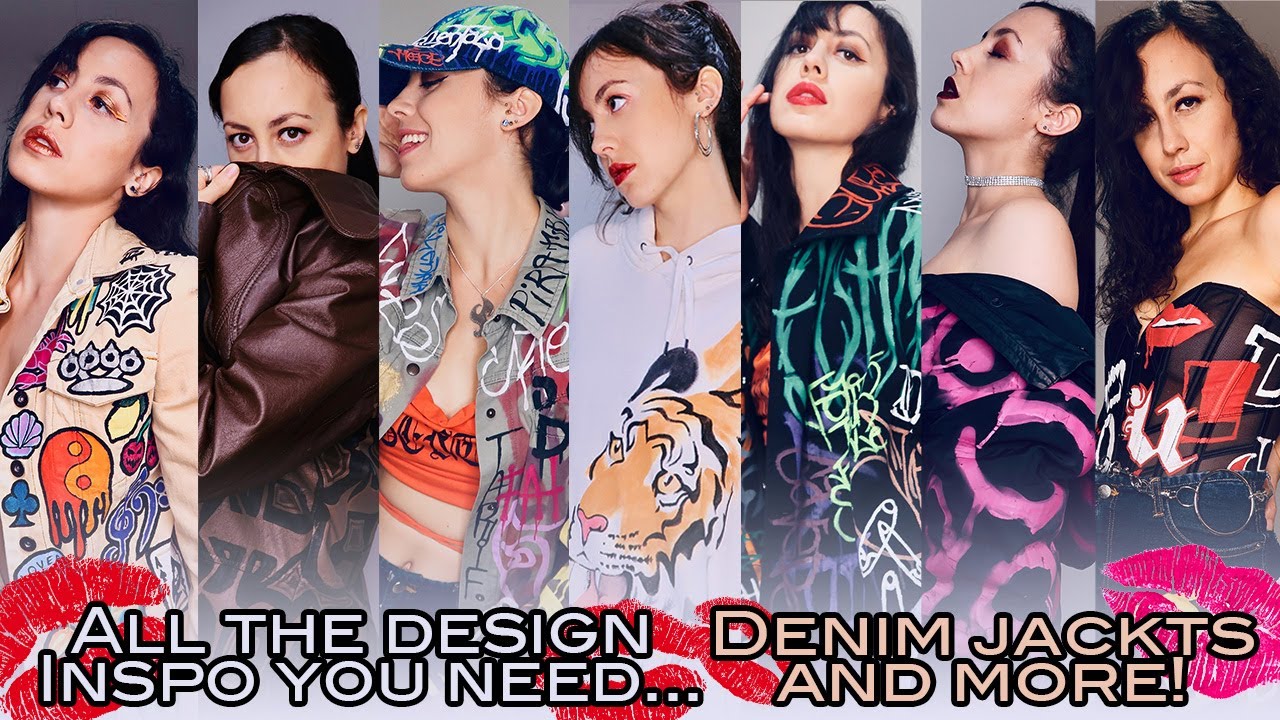 50 CLOTHES/JACKET PAINTING DESIGN IDEAS (THAT YOU COULD PAINT) ft. My entire painted wardrobe.