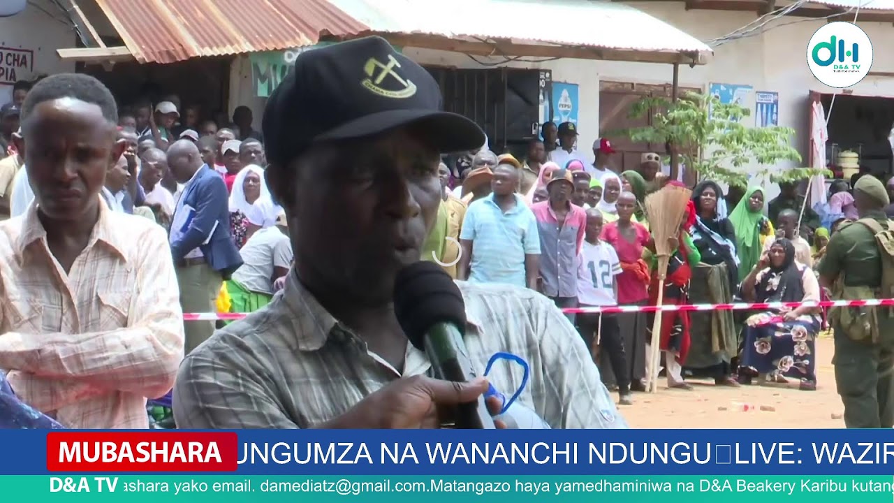 🔴LIVE: WAZIRI MKUU ANAZUNGUMZA NA WANANCHI NDUNGU