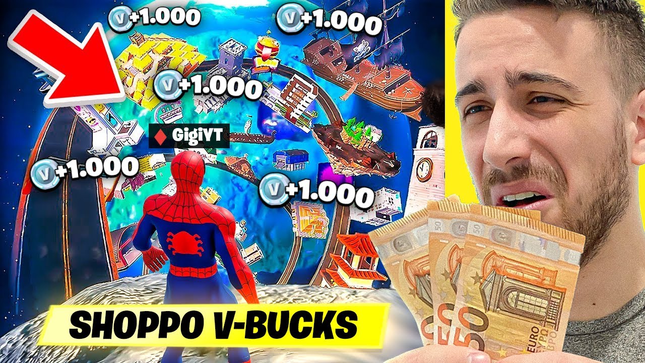 Shoppo V-BUCKS OGNI ERRORE su ONLY UP su Fortnite!