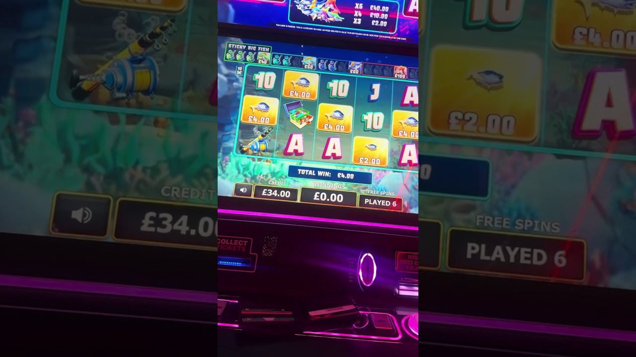 Inspired Gaming Big Big Fishing Fortune *BLATANTLY* rigged gamble in full flow&hellip;