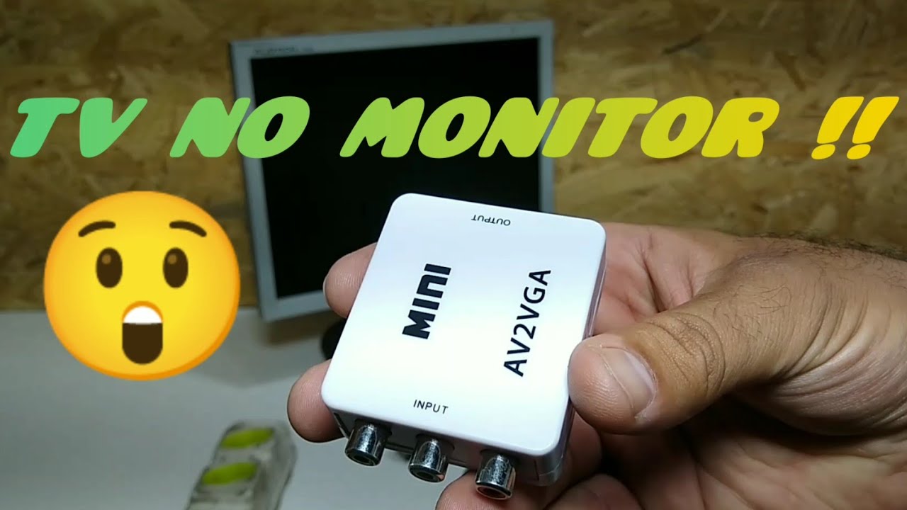 Como assistir TV DIGITAL em MONITOR de computador Entrada padrão antigo VGA! - IDEIAS INTERESSANTES