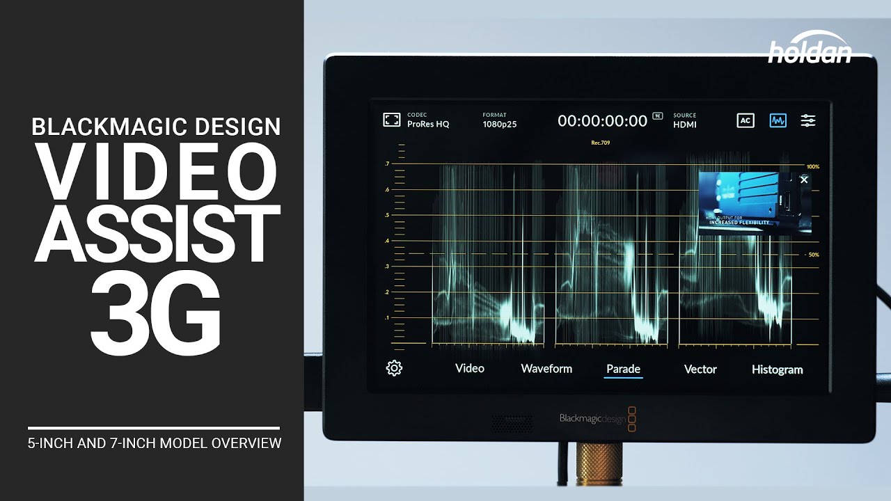 Внешний монитор-рекордер Blackmagic Video Assist 3G | Обзор моделей с диагональю экрана 5 и 7 дюймов