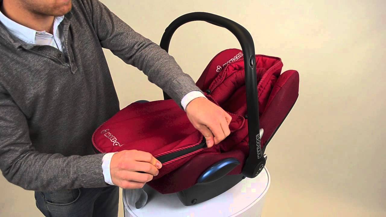 Maxi-Cosi | How to install the Footmuff CabrioFix baby car seat