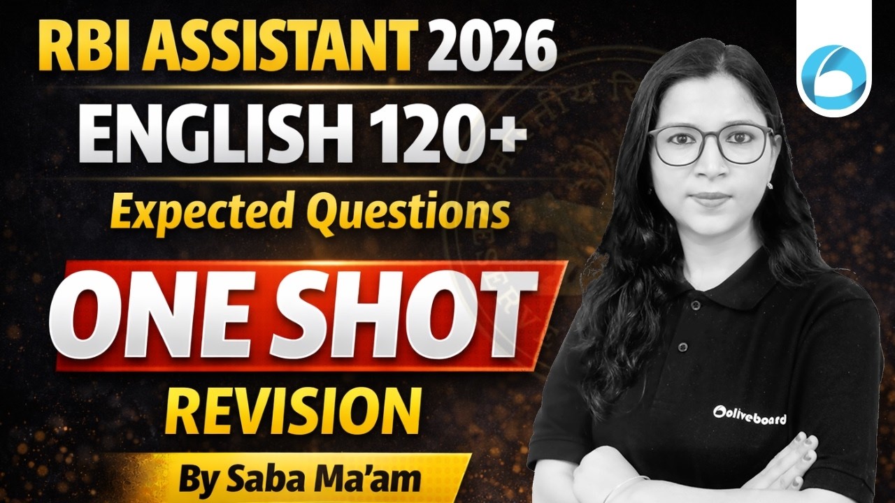 RBI Assistant English Important Questions 2026 | 120+ Expected Questions | One Shot Revision