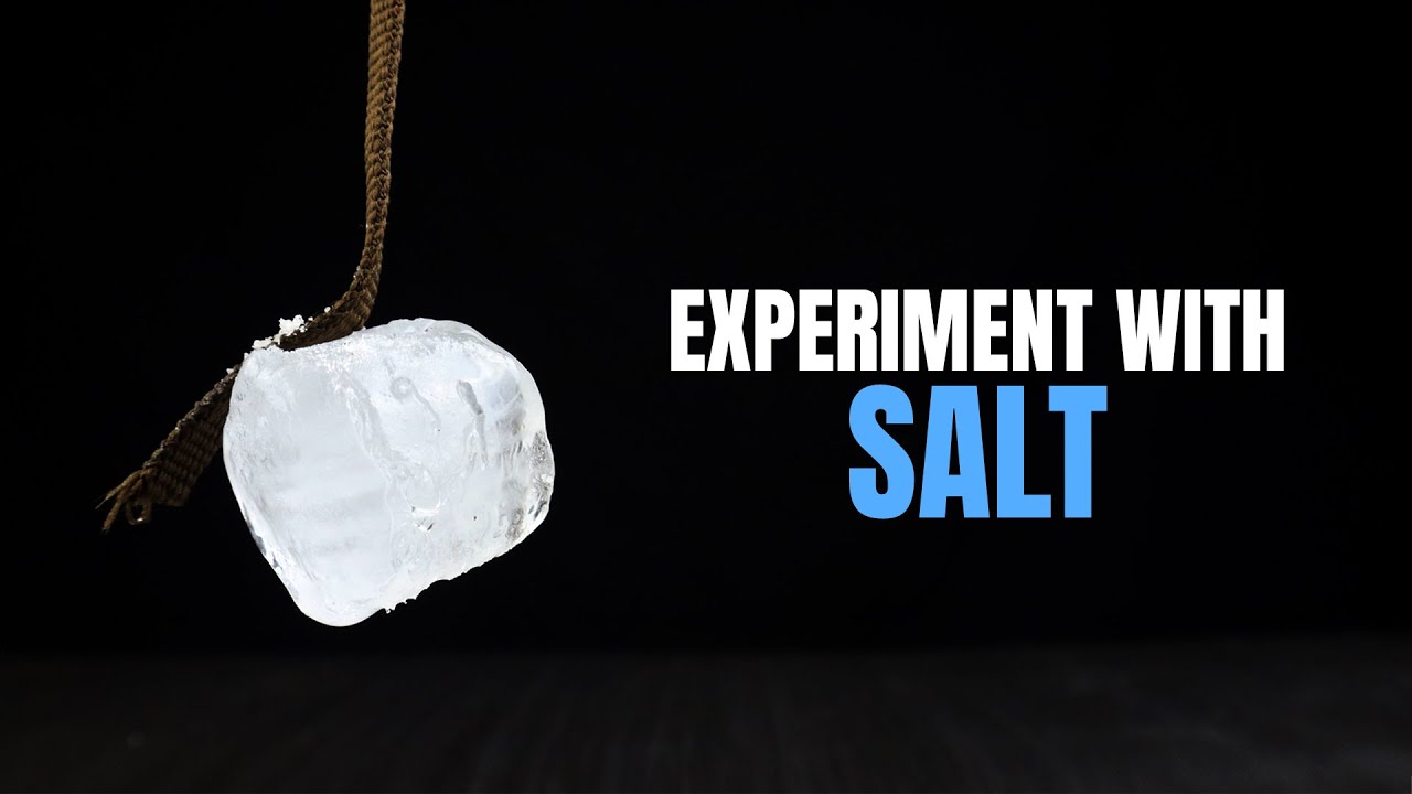 3 EXPERIMENT WITH SALT | Static Electricity | Salt and Ice | Turn Salt Into Sugar