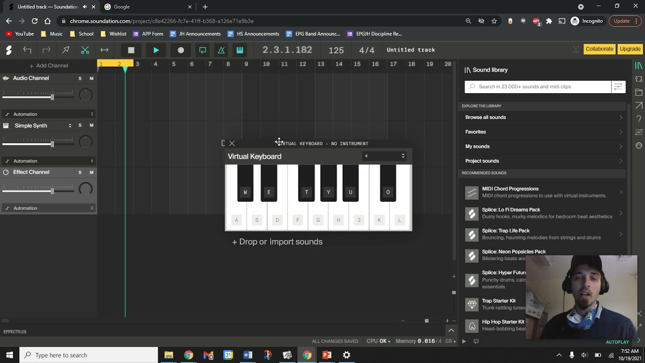 Soundation Tutorial 1, Getting Started