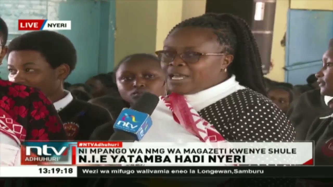 NMG inaendeleza mpango wa magazaeti kwa elimu katika Shule ya Wasichana ya South Tetu