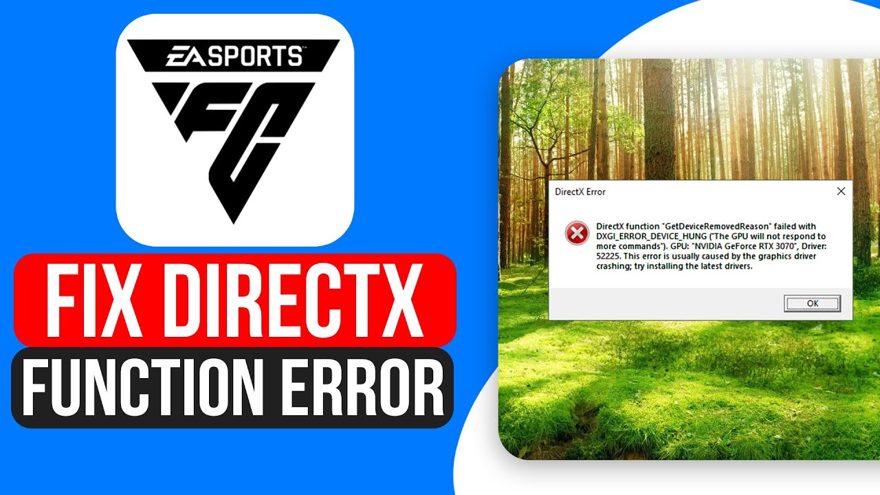 How to Fix EA FC 24 Directx Function Error (2024) - Full Guide