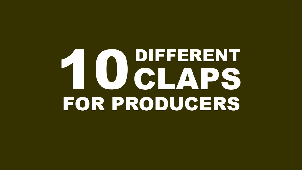 10 Clap Sounds - R&B/Trap/HipHop/Rap/Remix/Dubstep - 2020