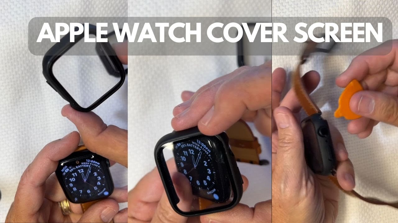 Misxi [2 Pack] Waterproof Black Hard Case with Tempered Glass Compatible with Apple Watch Review