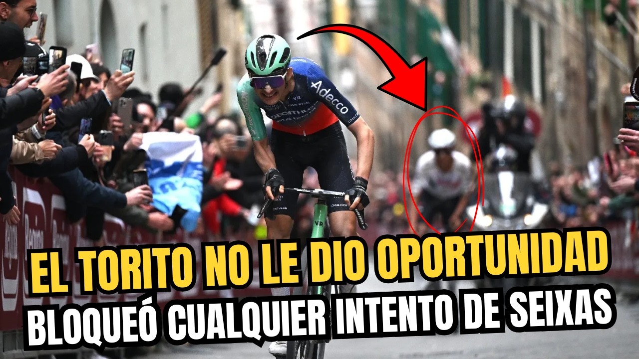 💥¡Así ISAAC DEL TORO DESTRUYÓ A PAUL SEIXAS en la Strade Bianche 2026! (y Ganó el Tercer Lugar)
