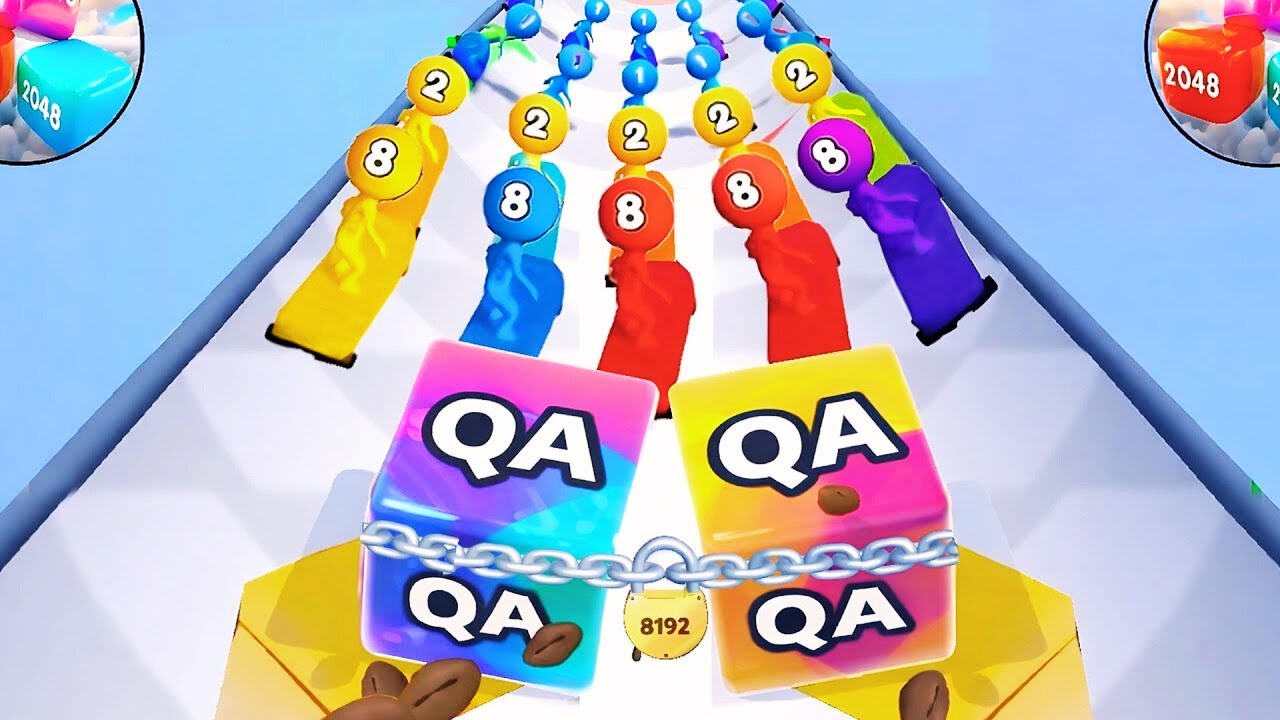 😂 Jelly tube run 2048,4096k.. ∞ (jelly run 2048) 🆚 Sprunky Survival 2048 infinity gameplay