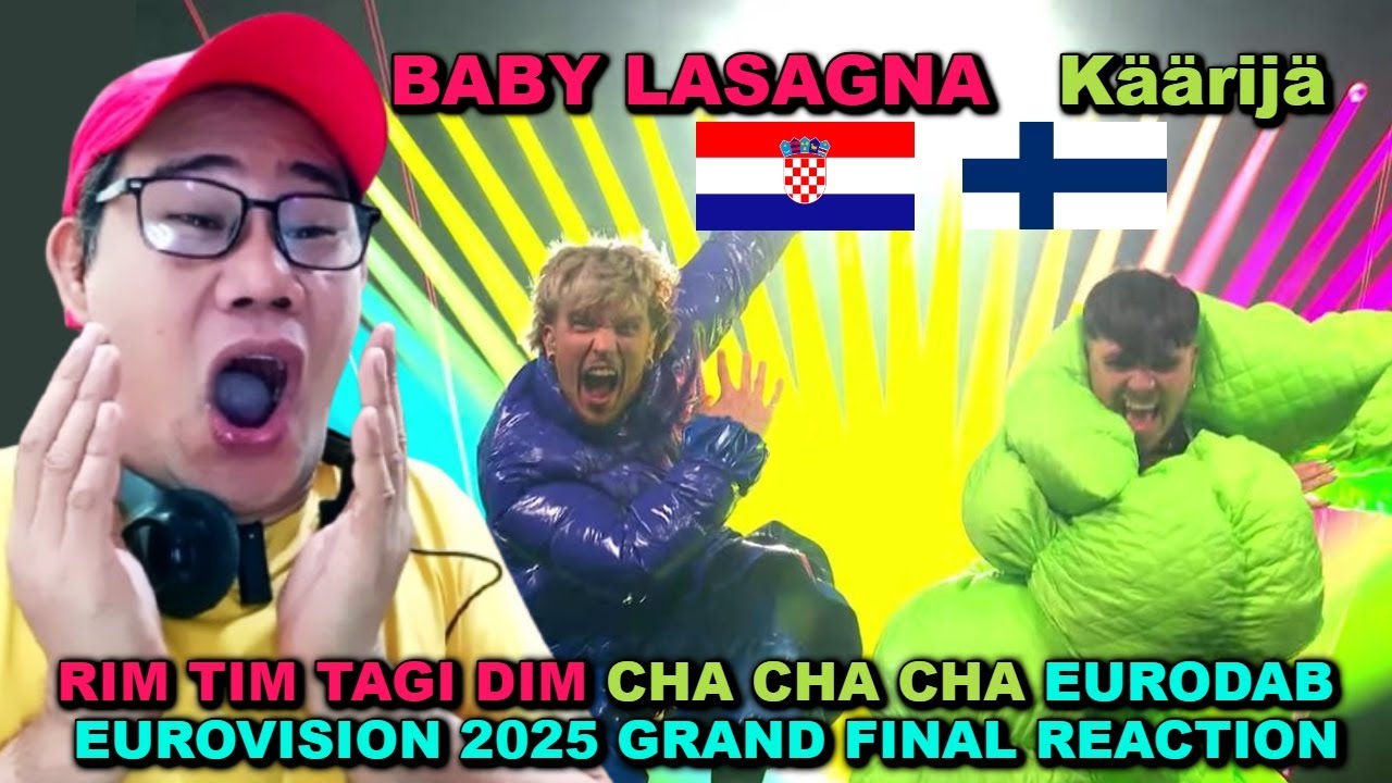 Käärijä & Baby Lasagna — ЭПИЧЕСКОЕ СОТРУДНИЧЕСТВО на Гранд-финале Евровидения 2025 РЕАКЦИЯ