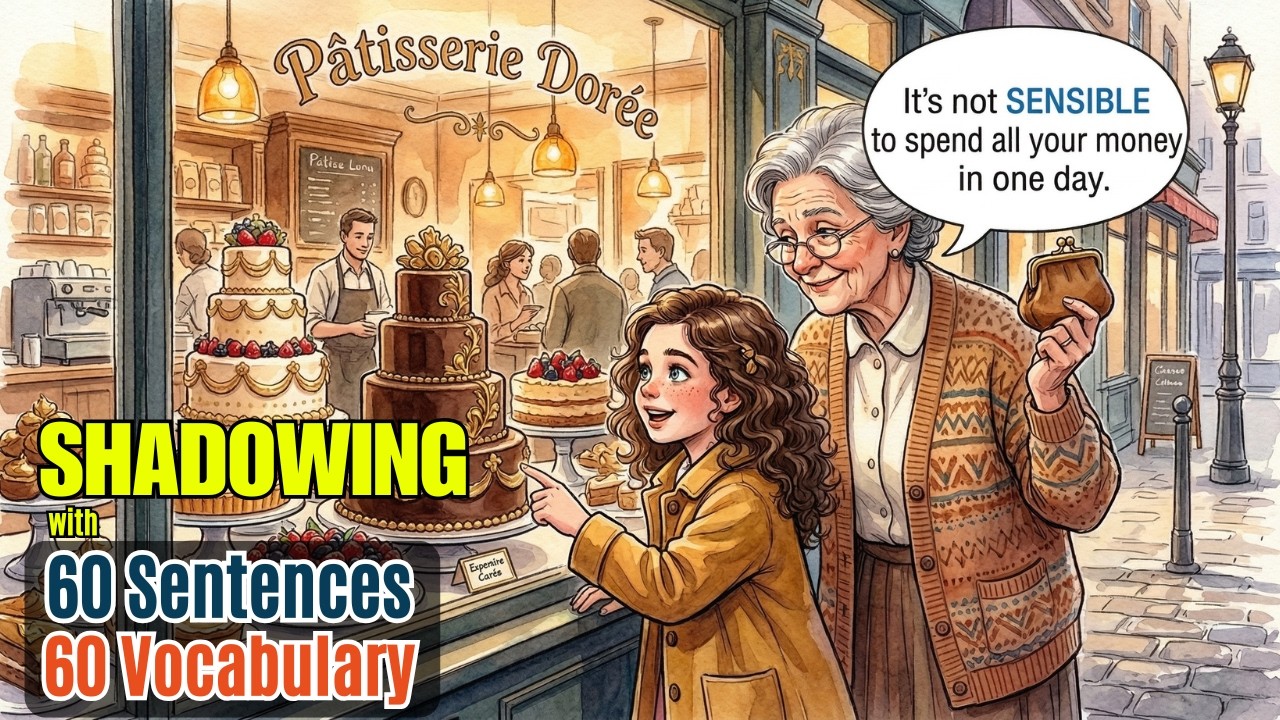 English Shadowing Practice | Do Shadowing With 60 WORDS | Learn 60 words and do shadowing with them