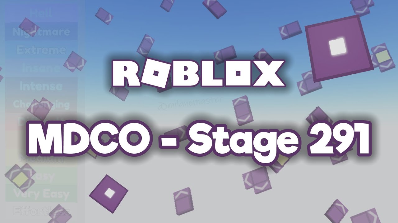 ROBLOX - Master's Difficulty Chart Obby | Stage 291 completion (+ MAP)