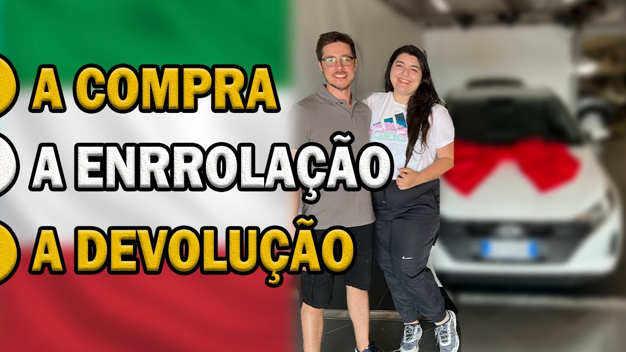 COMPRAMOS UM CARRO NOVO NA ITÁLIA ! MAS TIVEMOS QUE DEVOLVER  LOGO QUE CHEGOU