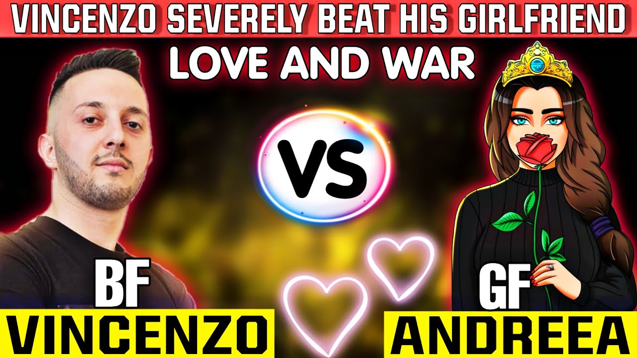Bf VS Gf || VINCENZO VS HIS GIRLFRIEND ANDREEA Clash Squad Custom Match || LOVE AND WAR