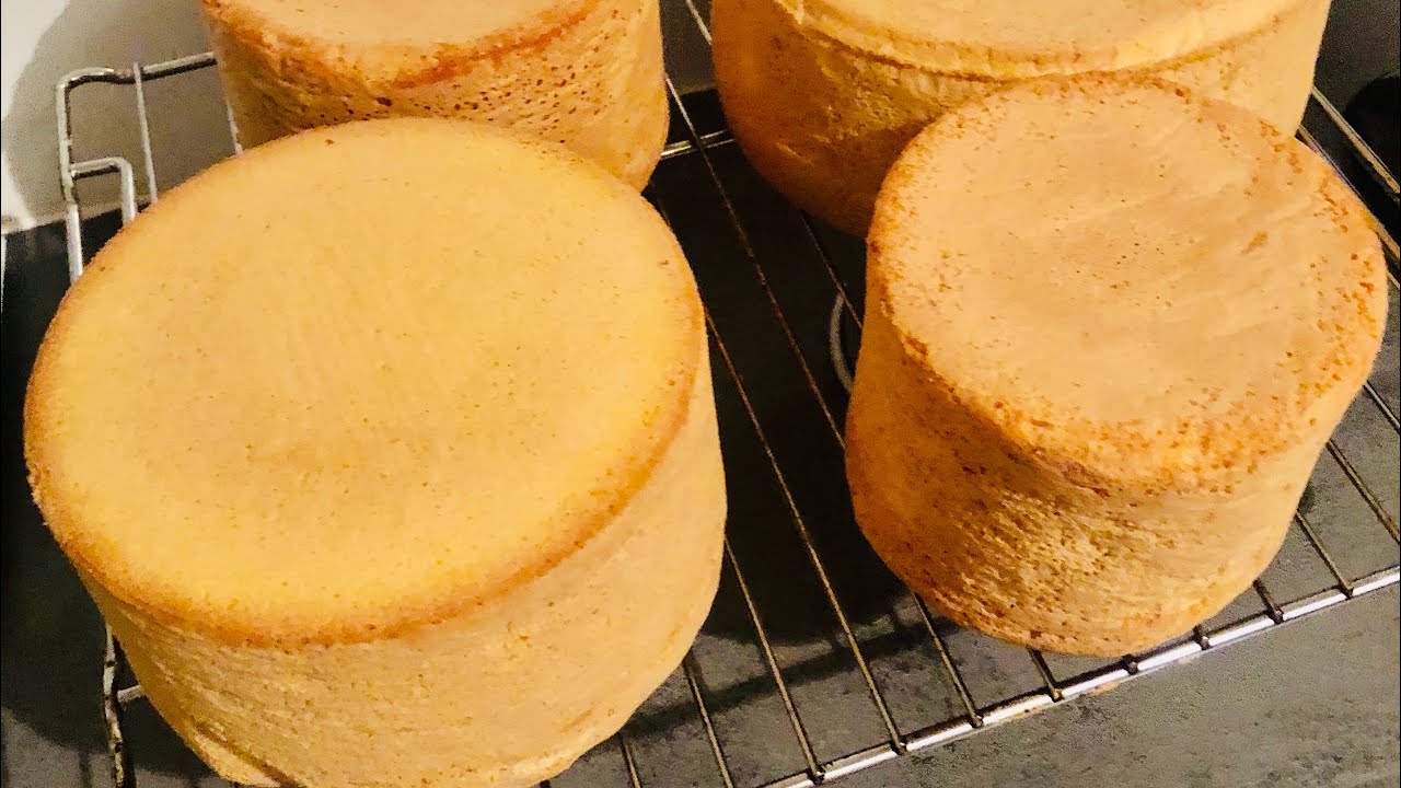 اروع جينواز ممكن تجربي بدون خميرة تصلح لكيك ديزاين  🎂  كني اكيدة تنجح لك من اول مرة génoise 💯