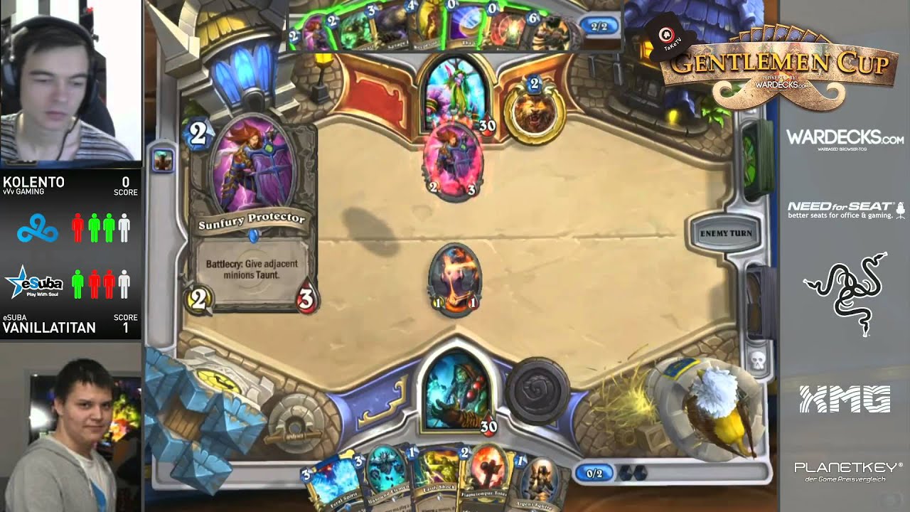 Gentlemen Cup W11D1: C9.Kolento vs eSuba.VanillaTitan Match 4 (30.07.2014)