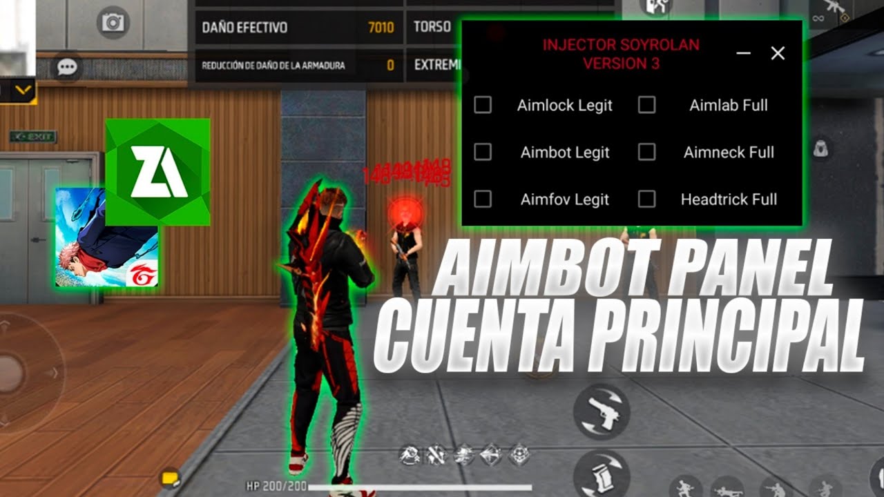PANEL 100% AIMBOT CABEZA ✅ PARA CUENTAS PRINCIPALES 🔥 PANEL PARA CELULAR 📲 PANEL AIMBOT SIN BANEO