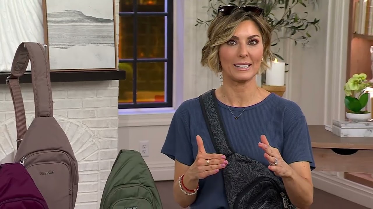 Baggallini Securtext Anti-Theft Daytripper Sling on QVC