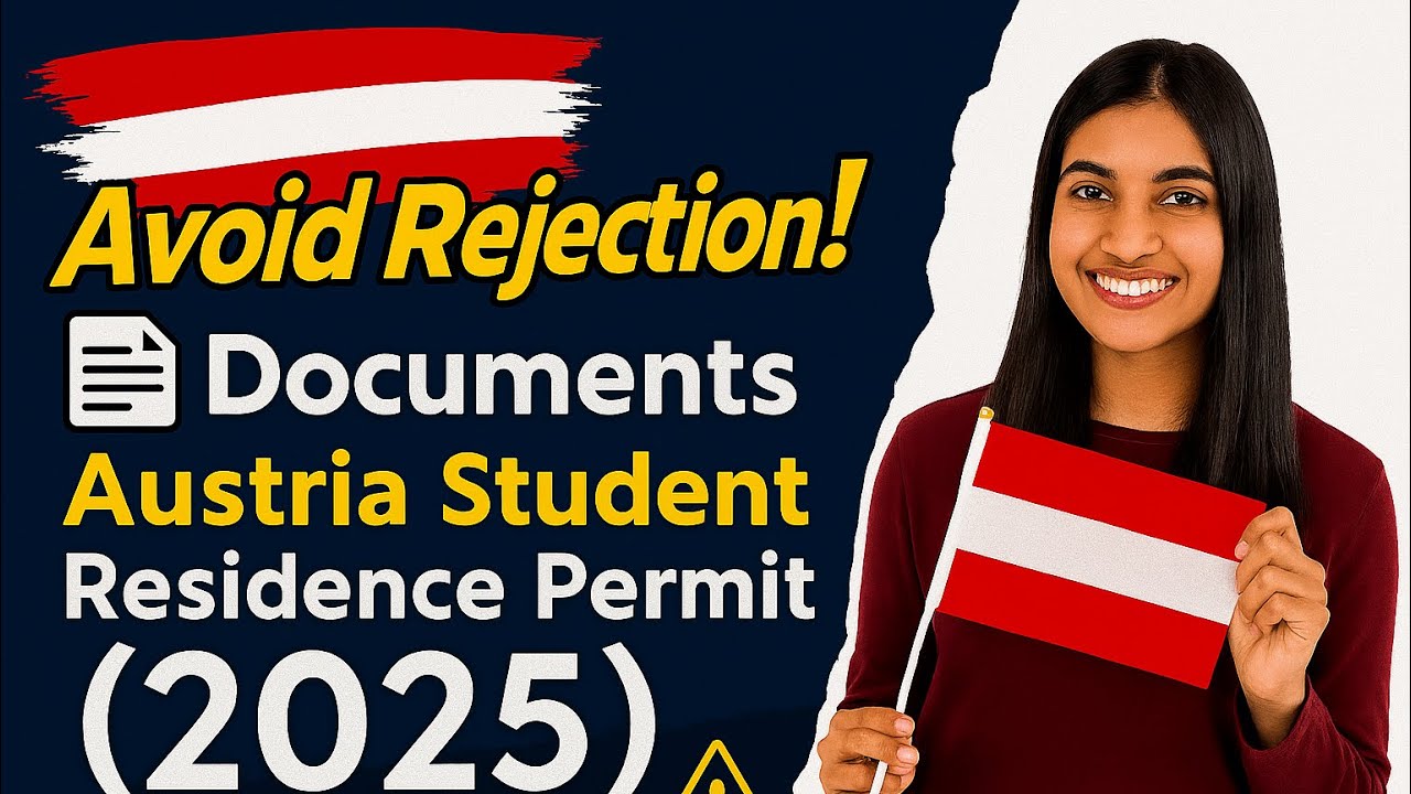 Austria Student Residence Permit  Documents 🇦🇹 Collect THESE Before Applying for