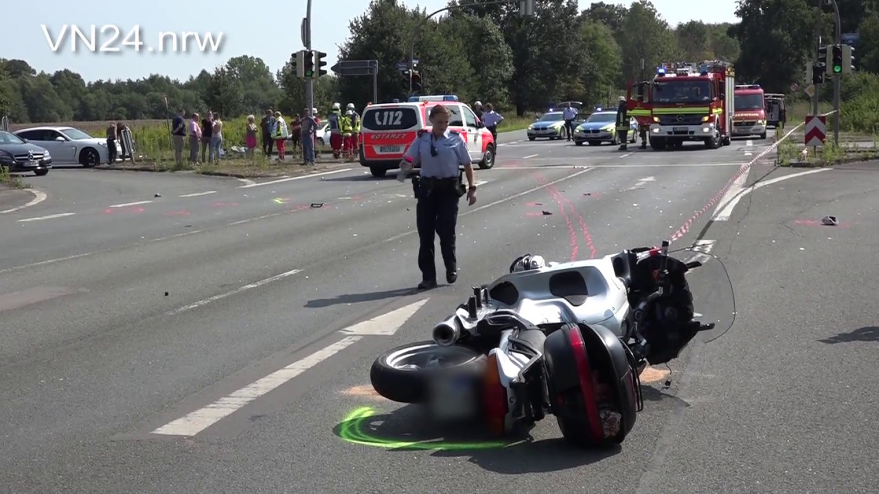 19.08.2018 - VN24 - Motorrad Unfall in Dortmund Derne