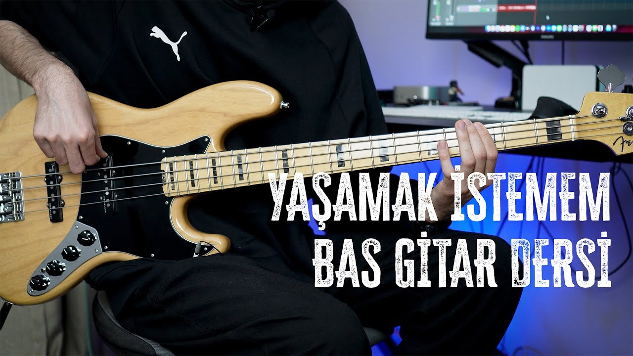 Yavuz Çetin - Yaşamak İstemem | Bas Gitar Dersi