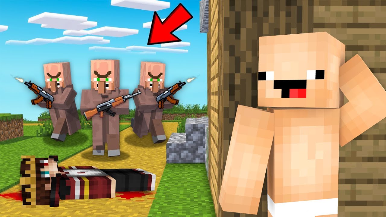 KÖYLÜLER NEDEN BENDEN NEFRET EDİYOR  - Minecraft
