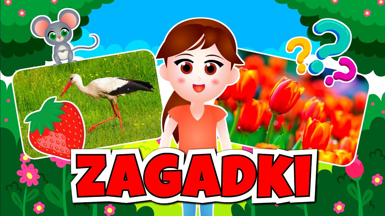 Wiosna film edukacyjny - Wiosenne zagadki dla dzieci 🐸🌼