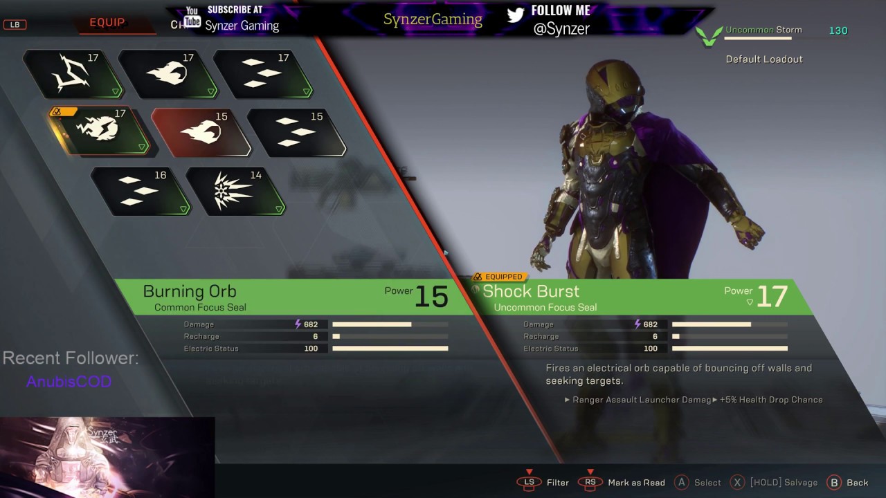 Anthem Crafting 101: How to Unlock Blueprints