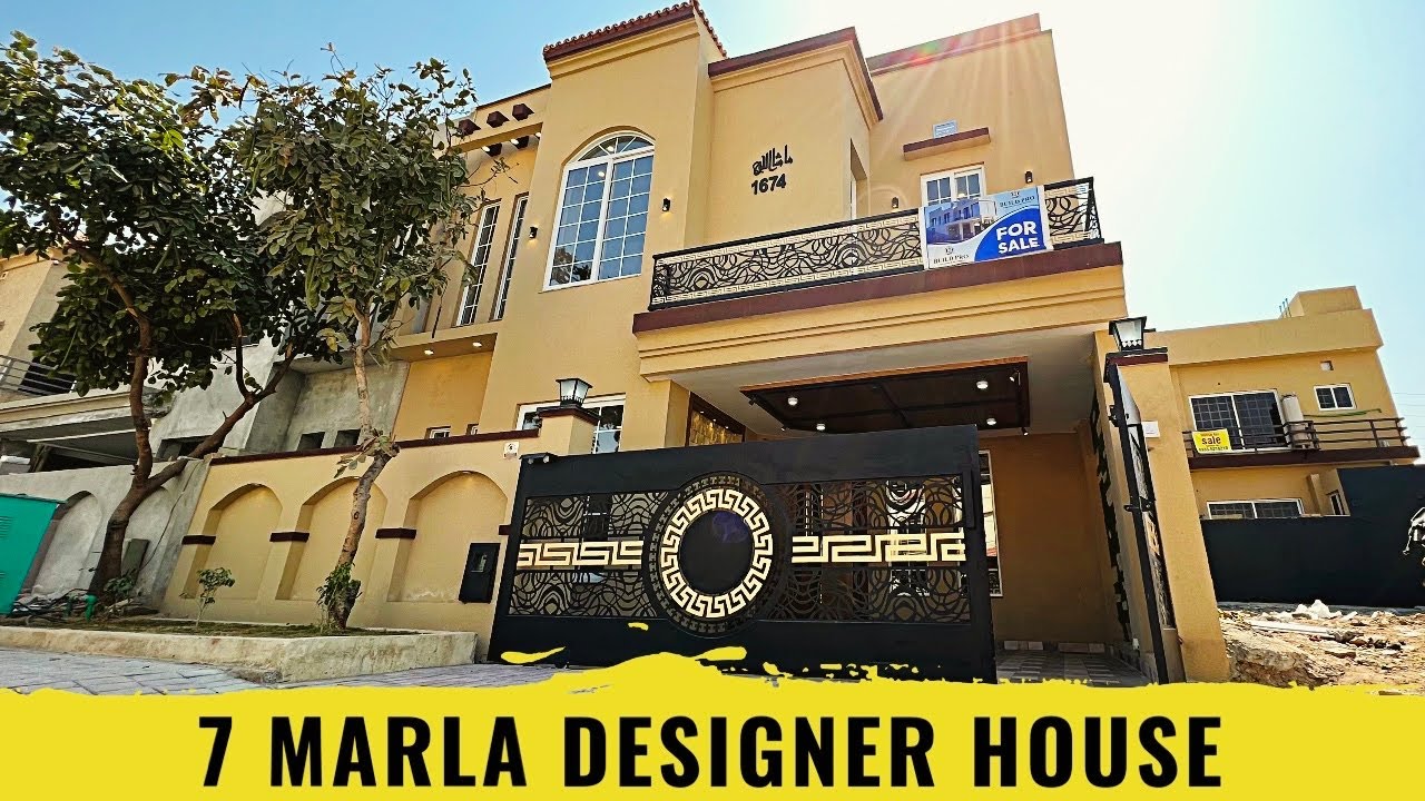 Tour of Stunning 7 Marla Designer House for Sale, Luxury Living in Bahria Town Phase 8: