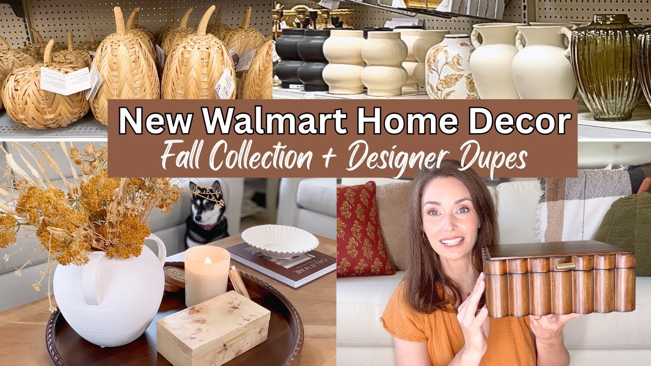 🍁What's New at Walmart! 🍁Fall Decor Collection & Designer Inspired Home Finds 2025