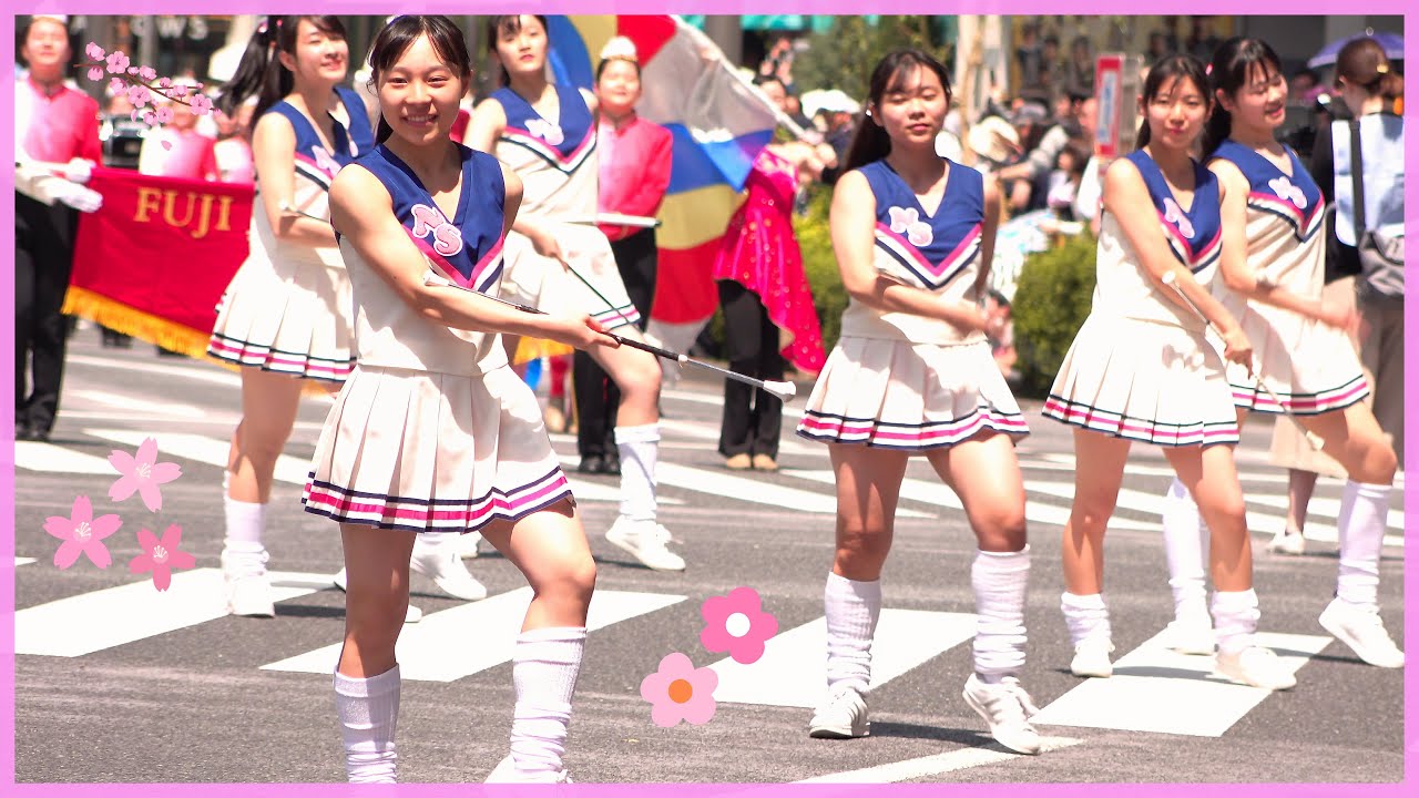 【日本大学櫻丘高等学校】吹奏楽部☆バトントワラー部／《銀座柳まつり》GINZA WILLOW FESTIVAL 2019