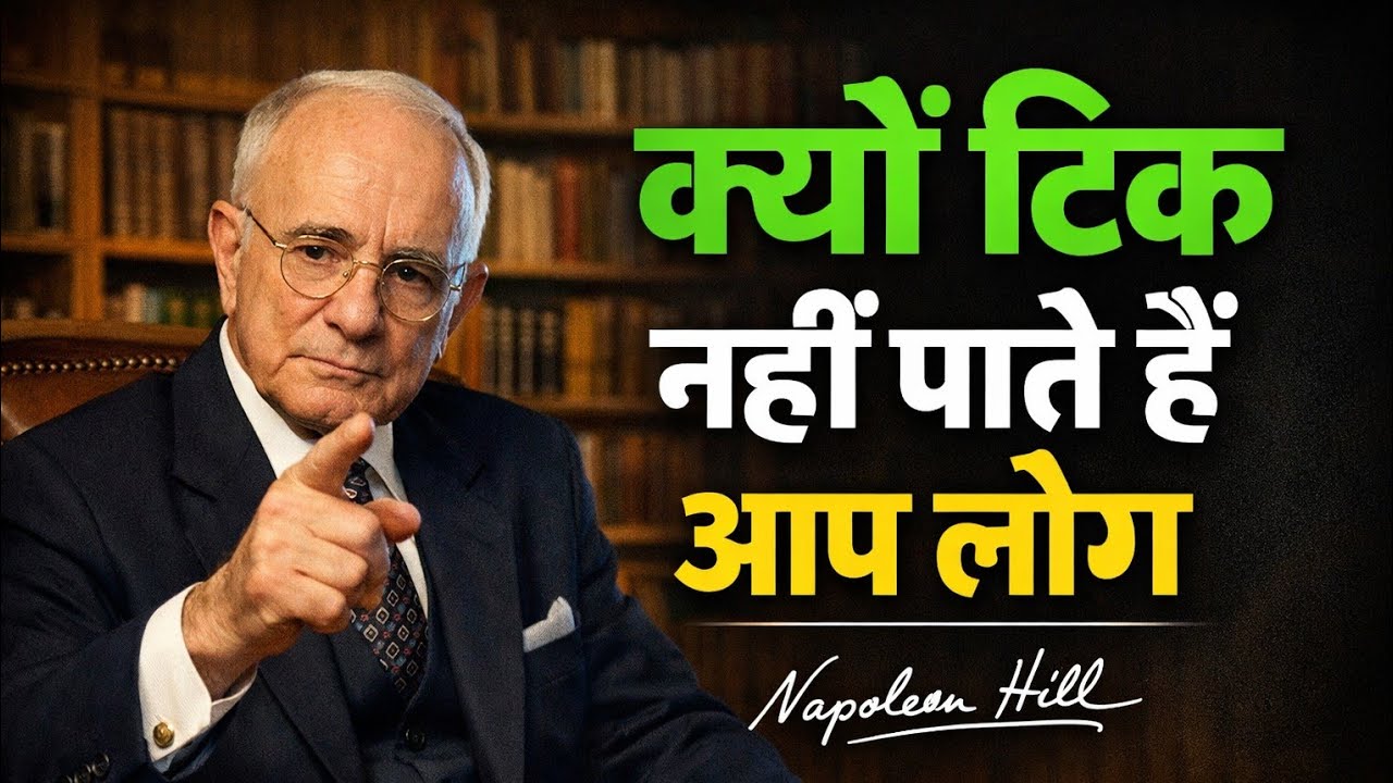 Consistency क्यों टूट जाती है? Perfect नहीं Permanent कैसे बनाएं | Napoleon Hill Inspired Mindset
