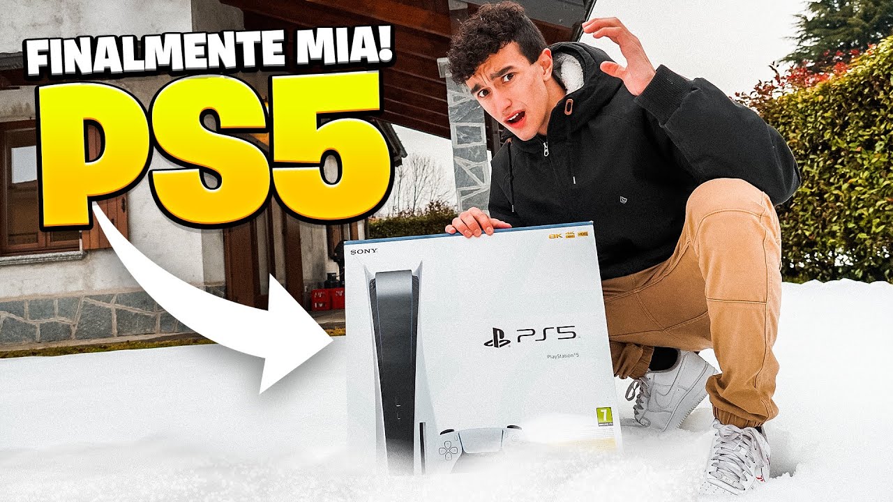 PS5 FINALMENTE MIA! UNBOXING con MIO PAPÀ! *ASSURDO*