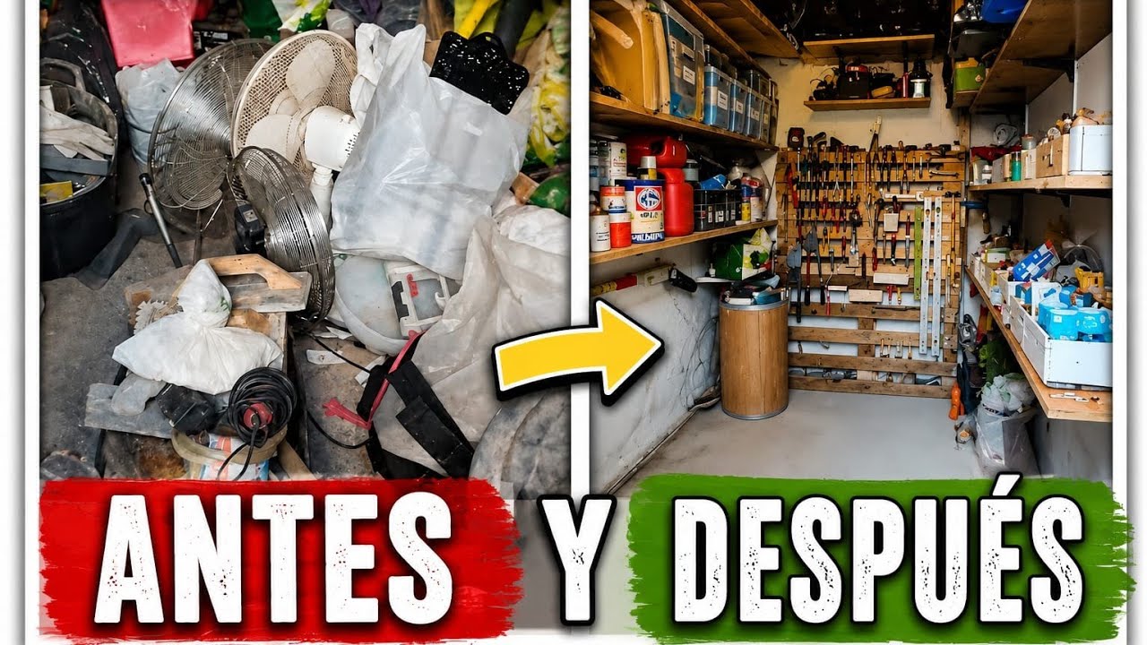 BRUTAL CAMBIO en el cuarto de herramientas! 🔨 Además cocinamos y nuevos proyectos.