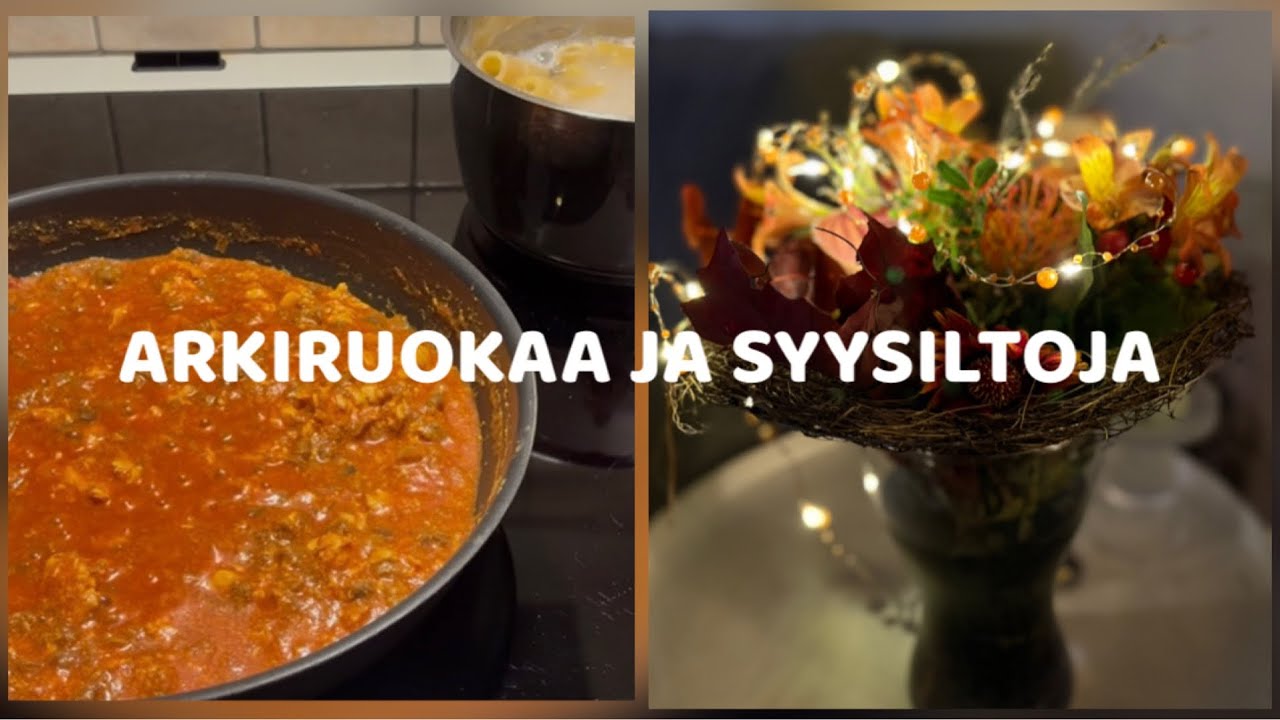 Arkiruokavinkki ja tiistaista perjantaihin vauhdilla 😃