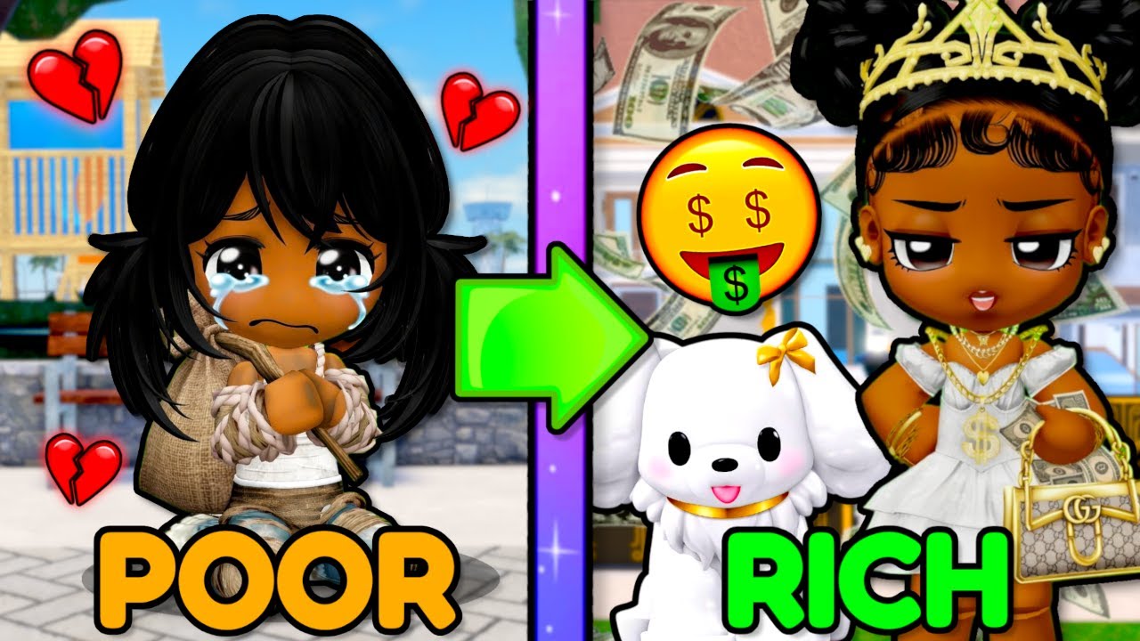 POOR To SPOILED RICH REALISTIC BABY in LifeTogether RP! 💰 | Roblox Story
