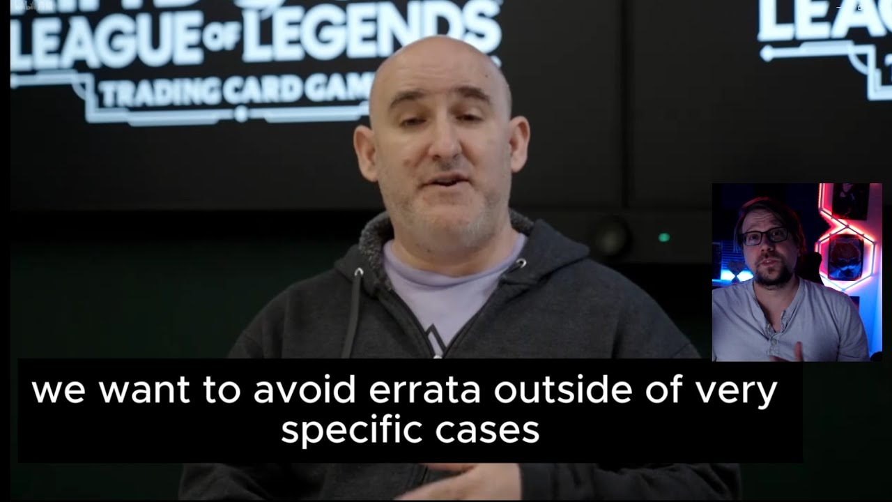 Message from Dave on Card Errata / Savjz Riftbound Reacts