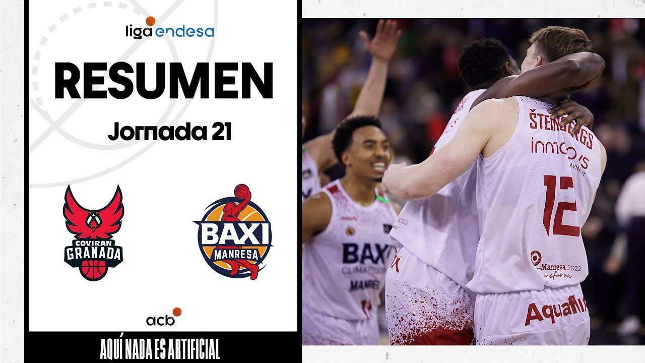 Coviran Granada - BAXI Manresa (93-94) RESUMEN | Liga Endesa 2023-24